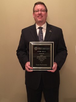 Taras Rudnitsky: 2015 Seminole County Pro Bono Attorney of the Year Award